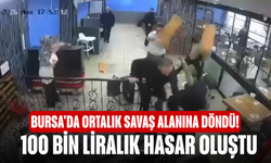 Bursa'da ortalık savaş alanına döndü! 100 bin liralık hasar oluştu