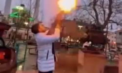 Bursa'da pompalı tüfekle havaya ateş açtı