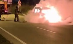 Bursa'da seyir halindeyken alev topuna döndü!