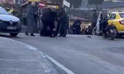 Bursa'da trafikte tekme tokat kavga!