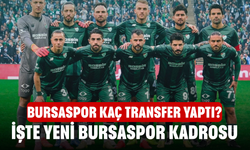Bursaspor kaç transfer yaptı? İşte yeni Bursaspor kadrosu