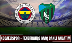 CANLI | Kocaelispor - Fenerbahçe Maçı Başladı! Kocaelispor - Fenerbahçe maç kadrosu, skoru ve istatistikleri