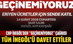 CHP İnegöl’den “Geçinemiyoruz” Çağrısı