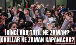 İkinci ara tatil ne zaman, okullar ne zaman kapanacak? 2025-2026 MEB 2. ara tatil takvimi