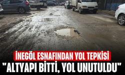 İnegöl Esnafından Yol Tepkisi! "Altyapı Bitti, Yol Unutuldu"