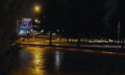 İnegöl’de gece yarısı fırtına ve sağanak etkili oldu