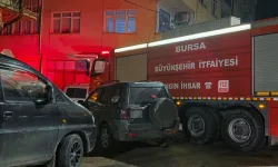 İnegöl'de hatalı park itfaiyeye geçit vermedi