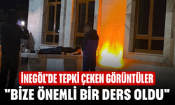 İnegöl'de tepki çeken görüntüler! "Bize Önemli Bir Ders Oldu"