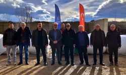 İnegöl'de üreticilere silaj desteği teslim edildi