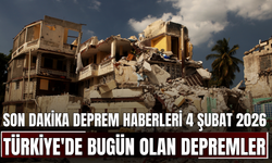 Son Dakika Deprem Haberleri 4 Şubat 2026! Türkiye'de Bugün Olan Depremler