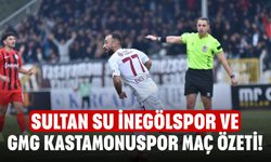 Sultan Su İnegölspor ve GMG Kastamonuspor maç özeti!