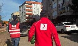 Türk Kızılay İnegöl'de ihtiyaç sahibi ailelerle buluştu!