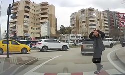 Bursa'da trafikte kameraya yansıyan küçük jest!