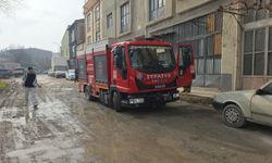 İnegöl’de Boyama Atölyesinde Yangın Paniği