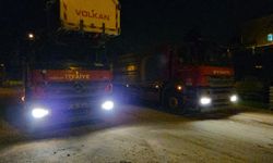 İnegöl'de elektrik direğinde yangın paniği