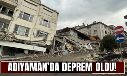Adıyaman'da Deprem Meydana Geldi!