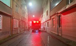 İnegöl’de bir apartman dairesinde yangın!