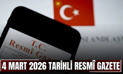 4 Mart 2026 Tarihli ve 33186 Sayılı Resmî Gazete