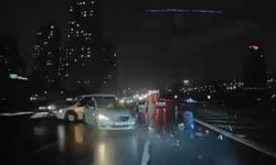 TEM otoyolunda direksiyon hakimiyetini kaybeden sürücü öndeki araca çarptı