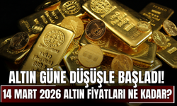 Altın Güne Düşüşle Başladı! 14 Mart 2026 Altın fiyatları ne kadar?