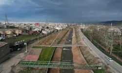Bursa'da Deliçay dere yatağı yenilendi, park alanına dönüştü