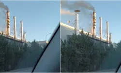 Bursa’da fabrika bacasında çıkan yangın söndürüldü