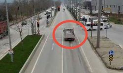 Bursa'da kırmızı ışık ihlali yapan araçlar dronla tespit edildi!