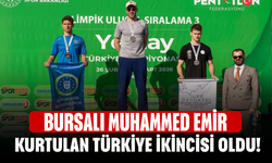 Bursalı Muhammed Emir Kurtulan Türkiye ikincisi oldu!