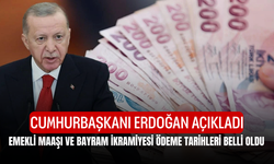 Cumhurbaşkanı Erdoğan açıkladı! Emekli maaşı ve bayram ikramiyesi ödeme tarihleri belli oldu!