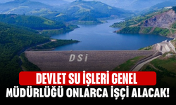 Devlet Su İşleri Genel Müdürlüğü onlarca işçi alacak!