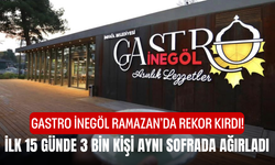 Gastro İnegöl Ramazan’da Rekor Kırdı!  İlk 15 Günde 3 Bin Kişi Aynı Sofrada Ağırladı