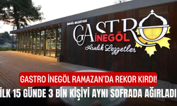 Gastro İnegöl Ramazan’da Rekor Kırdı!  İlk 15 Günde 3 Bin Kişiyi Aynı Sofrada Ağırladı