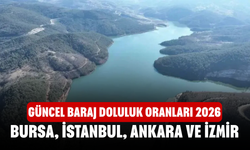 GÜNCEL BARAJ DOLULUK ORANLARI 2026 | Bursa, İstanbul, Ankara ve İzmir'de barajlardaki su seviyeleri