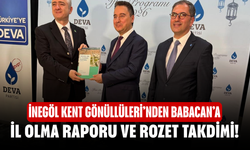 İnegöl Kent Gönüllüleri’nden Babacan’a İl Olma Raporu ve Rozet Takdimi!