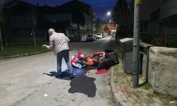 İnegöl’de İftar Saatinde Kaza! Motosiklet Sürücüsü Ağır Yaralandı