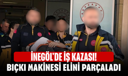 İnegöl'de iş kazası! Bıçkı makinesi elini parçaladı
