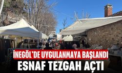 İnegöl’de kaldırım işgali esnekliği uygulanmaya başladı