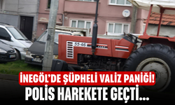 İnegöl’de Şüpheli Valiz Paniği! Polis Harekete Geçti...
