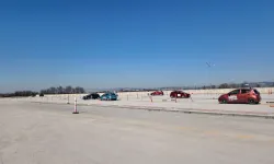 İnegöl’de sürücü adayları yeni alanda eğitim alıyor