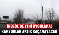 İnegöl'de yeni uygulama! Kamyonlar artık kaçamayacak