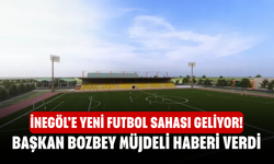 İnegöl’e yeni futbol sahası geliyor! Başkan Bozbey müjdeli haberi verdi