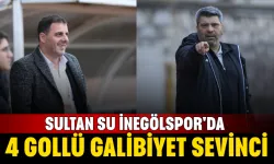 İnegölspor'da 4 gollü galibiyet sevinci
