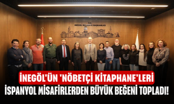 İnegöl'ün 'Nöbetçi Kitaphane'leri İspanyol misafirlerden büyük beğeni topladı!