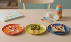 İştahsız çocuklara renkli tabaklar ve doğru alışkanlıklar