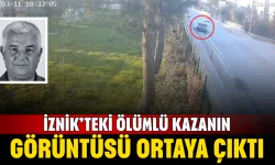 İznik’teki ölümlü kazanın görüntüsü ortaya çıktı