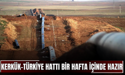 Kerkük-Türkiye hattı bir hafta içinde hazır