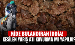 Mide bulandıran iddia! Kesilen yarış atı kavurma mı yapıldı?