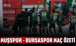 Muşspor - Bursaspor Maç Özeti