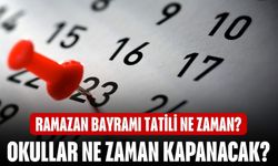 Ramazan Bayramı tatili ne zaman? Ara tatil ile birleşiyor mu? Okullar ne zaman kapanacak?