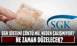 SGK sistemi çöktü mü, neden çalışmıyor? Ne zaman düzelecek?